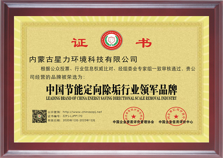 中國(guó)節(jié)能定向除垢行業(yè)領(lǐng)軍品牌